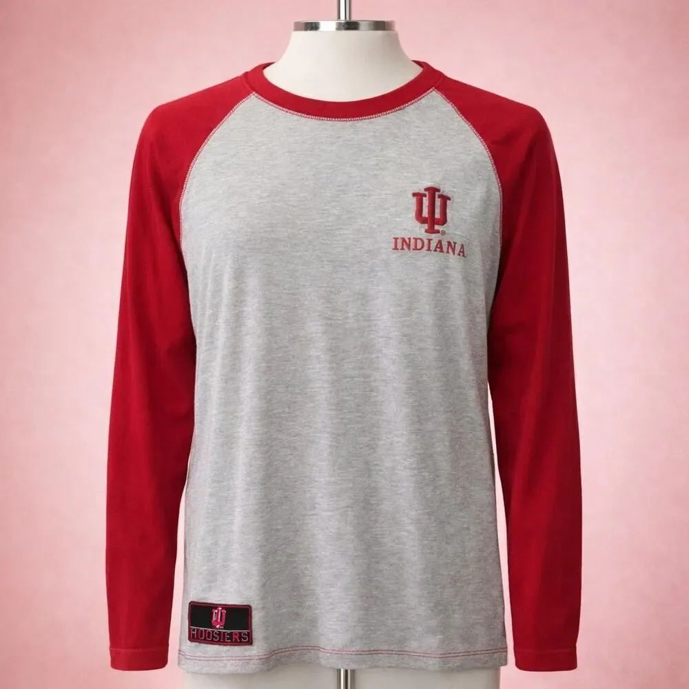 VTG Indiana Hoosiers Baseball Style Sleep Shirt XL